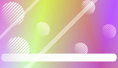 Fototapeta premium Abstract Background With Modern Gradient Shape, Line, Circle, Space for Text. For Template Backgrounds. Vector Illustration with Color Gradient.