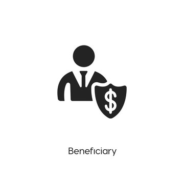 Beneficiary Icon Vector Symbol Sign