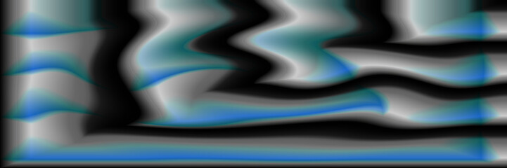 Digital Art, panoramic abstract three-dimensional objects with soft lighting, Germany