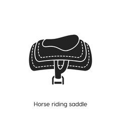 horse riding saddle icon vector symbol sign