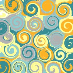 Abstraction multicolor dynamic