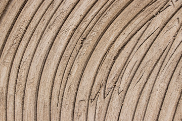 Curved concrete plaster lines texture