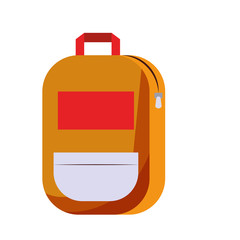 Backpack school supply isolated symbol