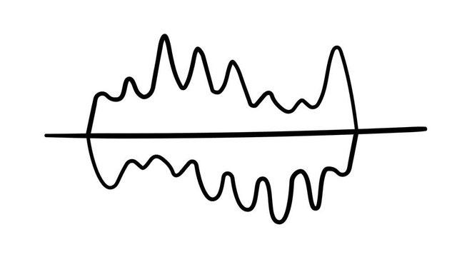 Infographic Element - Linear Area Graph