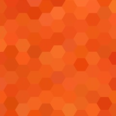 Multicolor polygonal illustration consisting of hexagons on geometric background in origami style with gradient. Triangular design for your business.