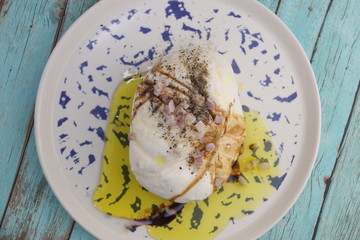 Burrata à l'huile d'olives