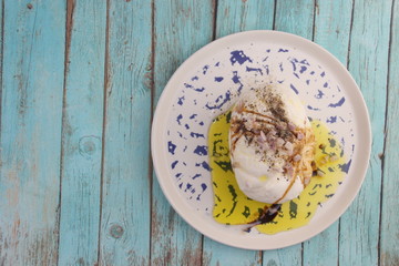 Burrata à l'huile d'olives