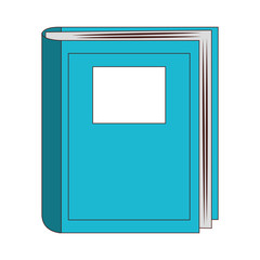 Book education symbol isolated cartoon