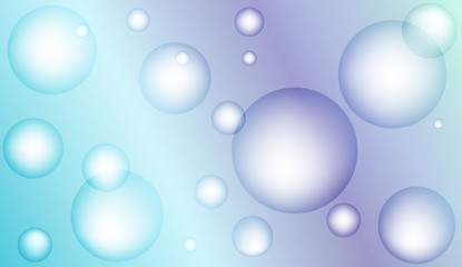 Abstract illustration with blurred drops. For flyer, brochure, booklet and websites design Bright Gradient Color Vector illustration.