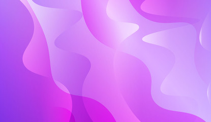 Blurred Decorative Design In Abstract Style With Wave, Curve Lines. For Creative Templates, Cards, Color Covers Set. Vector Illustration with Color Gradient.