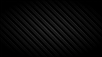 Obraz premium Abstract texture background. Black diagonal lines. Dark vector background. 