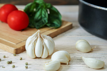 ニンニクと野菜