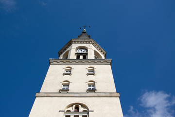 Fototapeta na wymiar bell tower of church in poland