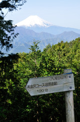 九鬼山より富士山