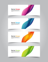 Vector Abstract banner web template