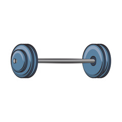 Gym iron weight isolated symbol