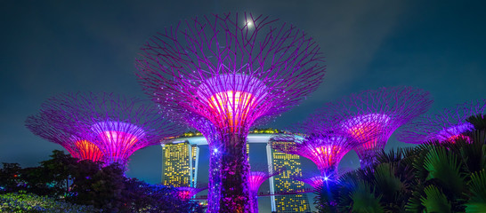 Singapore travel concept, landmark and popular for tourist attractions