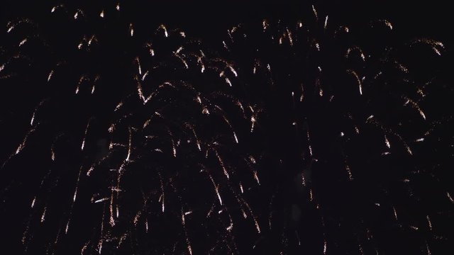 Fireworks display at night, 4th of July show