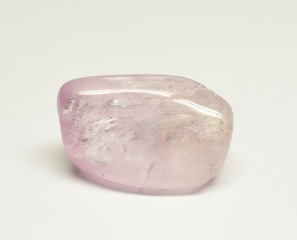 Kunzite tumbled gemstone