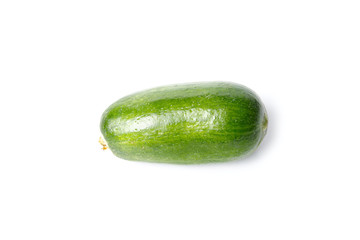 Very small green cucumber
