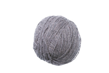 Light gray woolen ball