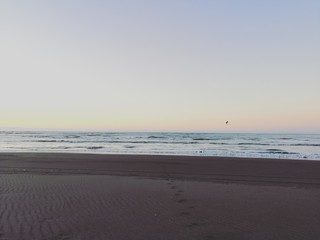 sunset on beach