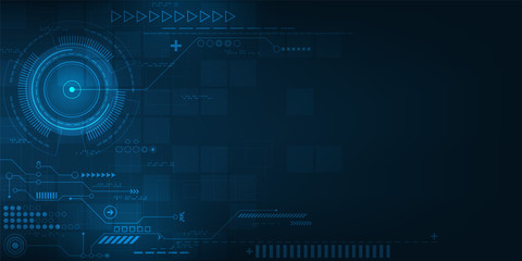 Vector abstract background technology in the concept of digital.