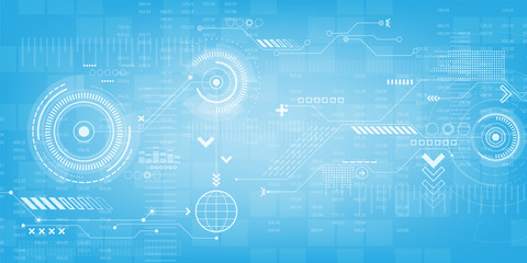Vector abstract background technology in the concept of digital.
