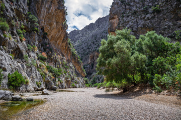 Fototapeta na wymiar Torrent de Pareis, Canyon de la Calobra in the island of Mallorca
