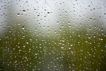 rain drops on the window