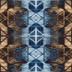 Geometry modern repeat pattern with textures - 274514611