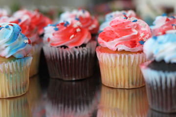 July 4 dessert cupcake