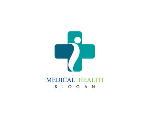 Medical People care logo template vector health