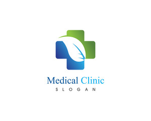 Medical clinic logo and design vector health