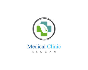 Medical clinic logo and design vector health