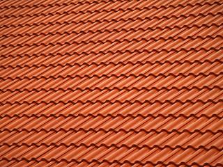 Detail of roof with tiles, seamless textured pattern.