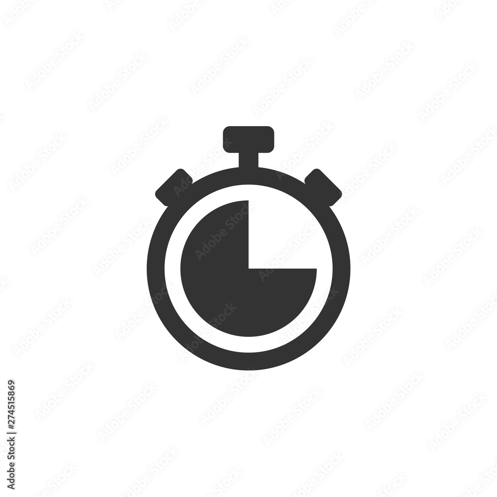 Poster Time icon template black color editable. Clock symbol Flat vector sign isolated on white background. Simple logo vector illustration for graphic and web design.
