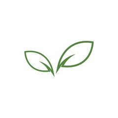 Green leaf logo