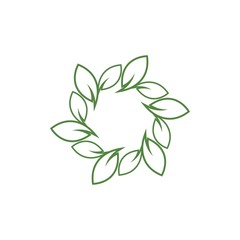 Green leaf logo