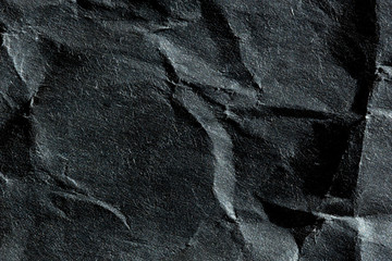 Macro image of black newsprint