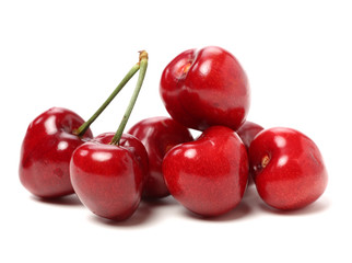 Cherry isolated on white background