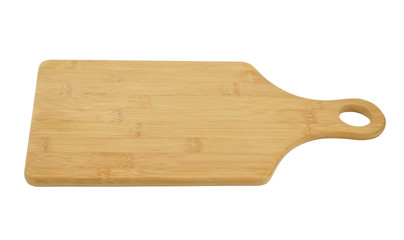 Brown kitchen board isolated on white background
