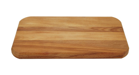 Wooden cutting boards isolated