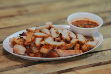 chicken with sauce