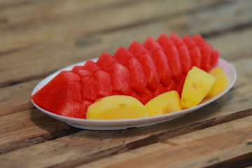 slices of melon