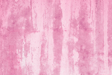 Abstract soft pink background. Purple blots on a pink canvas. Painted paper texture. Red paint stains on the wall. Pattern of watercolor style on illustration. Light rosy gradient of aquarelle surface