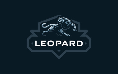 Naklejka premium The image of a cougar or panther.