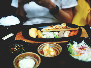 close up of Japan fooe