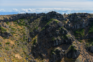 鳥海山の外輪稜線