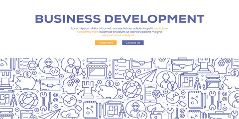 BUSINESS DEVELOPMENT BANNER CONCEPT